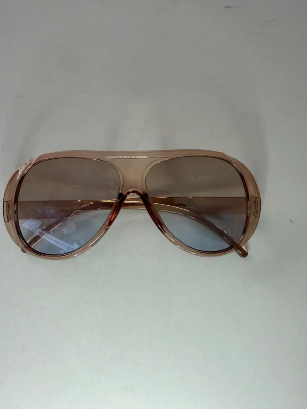 3 Pair Oversized Aviator Sunglasses Bundle Women's Fashion Shades Black Pink Amb